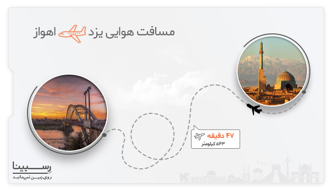 بلیط هواپیما یزد اهواز